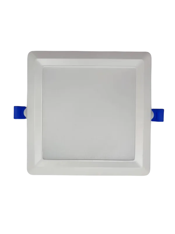 Panel Wellmax Cuadrado Sunflower 6W Led Samsung para Embutir 100 240V 12"12  Luz Fria 25.000 Horas